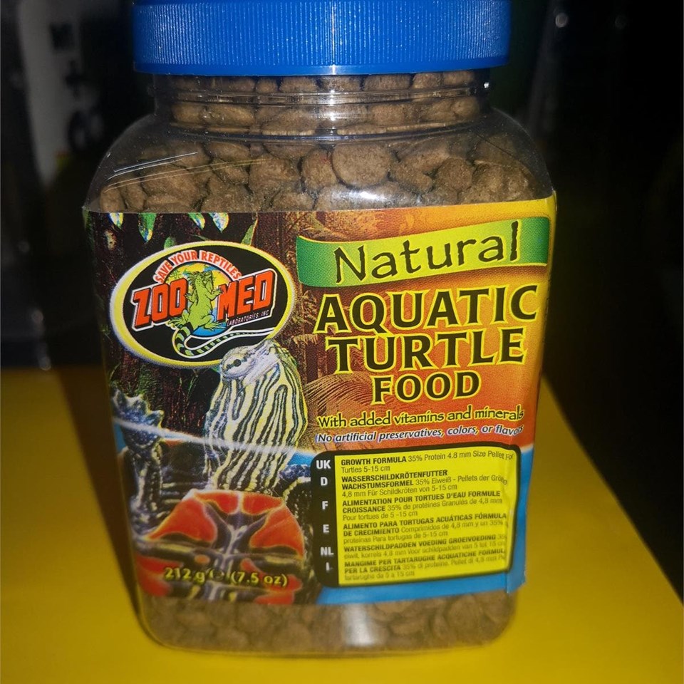 Zoomed Natural Aquatic turtle food 212g